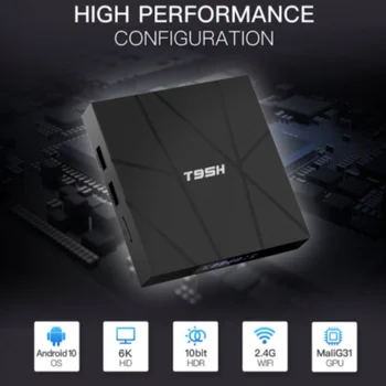 T95H Android Smart Network TV box 6K HD Android 10.0 CPU H616 WIFI 2.4 G