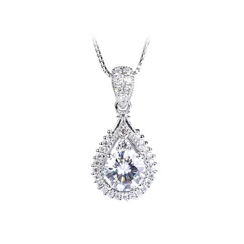 Teemant Ripats Naine Galvaanilise 18k Kuld Särav Vee Tilka Magus Üllas, Elegantne Clavicle Kett Kaelakee
