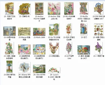 Top müügi 14.99 usd lille 18 Loendatud ristpistes 11CT 14CT 18CT DIY Hiina ristpistes Komplektid Tikandid Näputöö Komplekti
