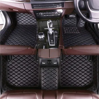 Toyota Prius C-aqua 2012-(Parempoolse rooliga) Vaip Tüüp High-End Dekoratiivsed sisustuselemendid Nahk Auto põrandamatid