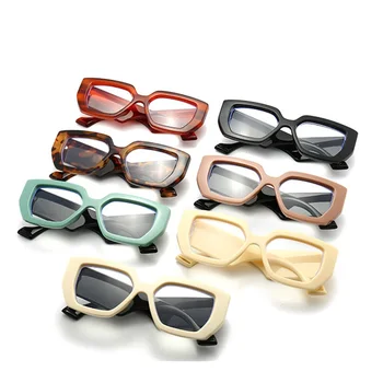 Triibuline Pruun Selge Objektiivi Klaasid Naised Mehed Retro Paksud Klaasid Raami Optiline Dekoratiivsed Võltsitud Prillid oculos grau feminino