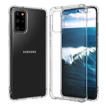 Turvapadi Põrutuskindel Case For Samsung Galaxy S21 Ultra S9 S10 S20 S21 Pluss S20 FE Märkus 9 10 20 Ultra Silikoon TPÜ Telefoni Kate Juhul