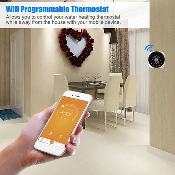 Tuya Smart Wifi Temperatuuri Kontroller Vesi Elektri Põranda Kütte-Vee -, Gaasi Boiler Smart Home Töötab Alexa Google kodu
