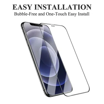 Täielikult Katta Screen Protector For iPhone 11 12 Pro Max X XS XR Karastatud Klaasist kaitsekile iPhone12 mini 7 8 6 6S Plus SE 2020