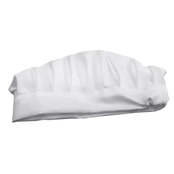 Täiskasvanud Elastne Valge Koka Müts Baker BBQ Köök Toiduvalmistamis Müts Kostüüm Kork