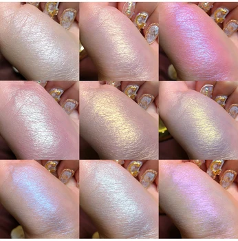 UCANBE Duochrome Laser Polariseeritud Eye Shadow Makeup Palett Suure-sära Glitter Markeri Virvendama Särav Lauvärv Pulber
