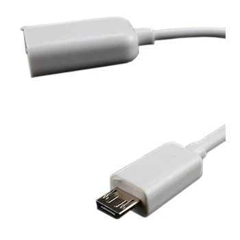 USB andmete read MICRO-USB OTG andmete read telefoniliini adapteriga usb OTG kaabel (Valge)
