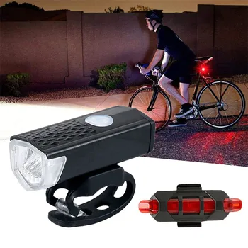 USB Laetav LED Jalgratta Esitulede Bike Pea Valguse Ees Taga Lambi Jalgrattaga jalgratta tarvikud cвелосипед фонари