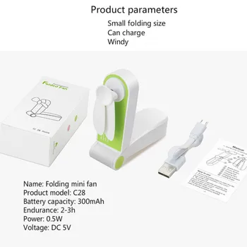 Usb Mini Folding Fänn Elektrilised Loominguline Laetav Kodumasinad Desktop Ventilado Kaasaskantav Hoidke Väikesed Õhk Jahedamaks