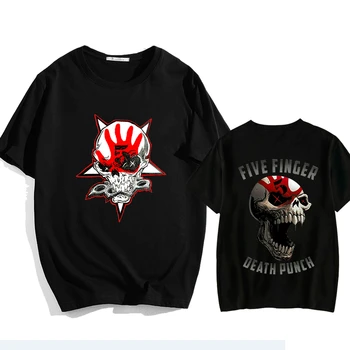 Uus 2021 Viie Finger Death Punch Trükitud Müük Naiste T-Särk Graafiline T-Särgid Harajuku Riided Tees Liiga Dressipluus