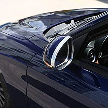 UUS Auto-Pool Rearview Mirror Frame Cover Sisekujundus jaoks Alfa Romeo Giulia 2016-2019 Auto Tarvikud ABS Chrome Silver