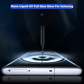 UV-Vedelik Karastatud Klaasist Samsung Galaxy A12 A32 A42 A52 A72 5G F62 A02S A20S A21S A40S A50S A70S A6S A8S A9S M02S M12 M62