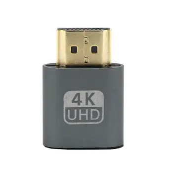 VGA HDMI Dummy Plug Virtuaalne Ekraan Emulaator Adapter DDC Edid Toetada 1920x1080P Video Kaart BTC Kaevandamine Kaevur