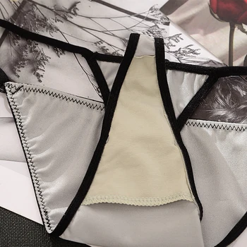 Õmblusteta Aluspüksid Luksuslik Satiin Vibu G-String Thong Naiste Sport Seksikas Aluspesu Puuvill Jalgevahe Püksikud Femme Pesu