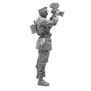 1/35 Edetabeli Fotograaf Ii Maailmasõja Sõdur, Valge Mudel Komplekti Kõrge Kvaliteediga Epoksüvaik Assamblee Warrior Arvandmed