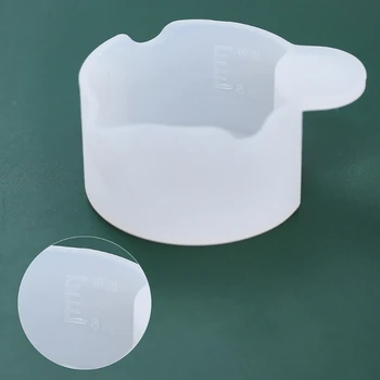 1 Komplekt Silikoon Mõõte Cups Nonstick Segisti Pulgad Selge Liimi Segamine Tassi Komplekt