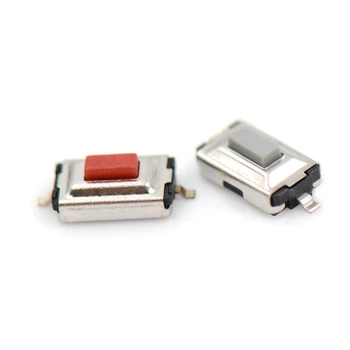 10tk/palju SMD Reljeefsete Taktitunne Nupp mikrolüliti Hetkeline Kaks Pin-Surunupp Lüliti MP3 MP4 3*6*2.5 mm Hulgimüük