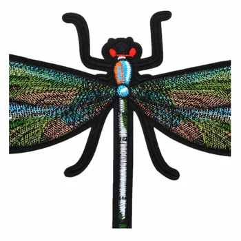10tk/palju Suur Tikand Plaastrid Dragonfly Loomade Rõivaste Kaunistamiseks Õmblemine Tarvikud Diy Raud soojusülekande Applique