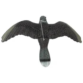 1TK Realistlik Flying Lind Kull Tuvi Peibutamist Kahjurite Tõrje Aias Scarer Hernehirmutis Ornament, Uus