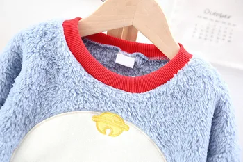 2 3 4 5 6 Aastat Teise Lapse-Lapsed Pidžaama Komplekti Sügis-Talv Cartoon Lapp Sleepwear Poistele Tüdrukute Nightclothes Lapsed Kodus Kandma