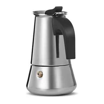 2/4/6/9 Tassi Kohvi Pot Roostevabast Terasest Espresso Mocha Latte Stovetop Filter Moka kohvimasin kohvikann Köök WF1111