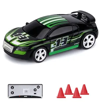2.4 G 1/58 Mini RC-Remote Control Võidusõidu Auto Heleda 2 Režiimi APP Kontrolli Chargable Multiplayer Koos Sõiduki Cola Saab Kasti