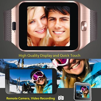 2020. aasta Aruka Vaadata Mehed Naised Koos SIM-TF-Kaardi Pesa Kaamera SmartWatch Bluetooth Teave Kellad Push Muusika Mängima, Android ja IOS