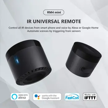 2021 Broadlink RM4 Mini RM4C Mini Smart Home WiFi IR Remote Controller Automaatika Moodulid Ühilduvad Alexa Google Kodu