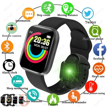 2021 D20s Smartwatch Mehed, Lapsed, Naiste Kellad Südame Löögisageduse Sport Fitness Käevõru Xiaomi Redmi Apple Randme Ühendatud Smart Vaadata
