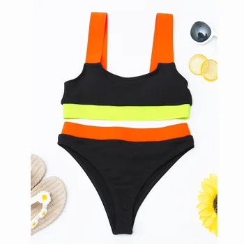 2021 Naiste Ujumistrikoo Naine Segast Supelrõivad Kõrge Waisted Bikini Sexy Bikini Set Push Up Ujumine Sobib Biquini Trikoo