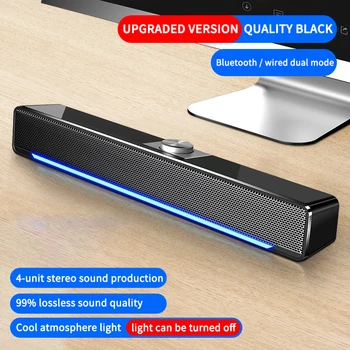 2021 TV Sound Bar AUX USB-Juhtmega Ja Juhtmeta Bluetooth-kodukino FM-Raadio Surround Sound Bar PC Speaker Arvuti Soundbar