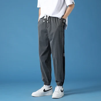 2021 Uued Meeste Vabaaja Cargo Püksid Hip-Hop Streetwear Mees Fitness Joggers Spordisaalid Haaremi Püksid Pahkluu Pikkusega Püksid Pliiats Püksid 4XL