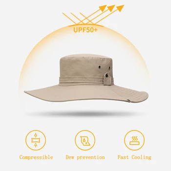2021 Uus Mood Suvel Kopp Müts Kauboi Meeste Väljas Kalapüük, Matkamine Beach Mütsid Hingav Võrgusilma Anti UV Päikese ühise Põllumajanduspoliitika Suur Lai Nokk