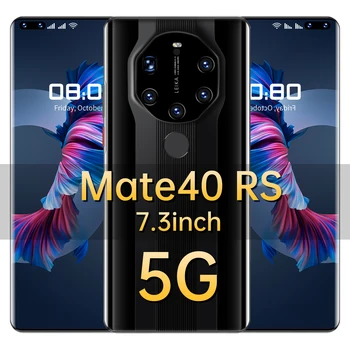 2021 Uus Smartpone Mate40 PP Globaalne Versioon Smartphonr 16G 512G Android10 Face ID Sõrmejälje 6800mAh Snapdragon Mobiilne Telefon