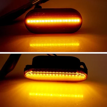 2tk Auto LED-pidurituled Omakorda Valgus foor Auto Dünaamilisi Fender Indikaator Lamp VW Golf MK4 R32 Mardikas
