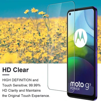 2TK Karastatud Klaas Motorola Moto G9 Power Screen Protector 0.33 mm-Anti Scratch Mull Vaba