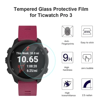 2tk Smartwatch Anti-õli/vesi Kattega Ekraan Kaitsja jaoks TicWatch Pro 3 Smart Watch Käevõru Display Protector Film