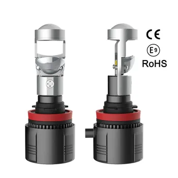 2X Hi/Lo Tala Automobles H4, H7, H11 9005/hb3 9006/hb4 LED Mini Projektor Lens Auto Esitulede 6000lm Pirn Canbus 12V24V