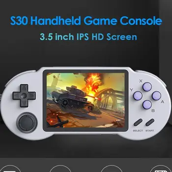 3.5 inch IPS videomängude Mängija Tolmukindel Kaasaskantav Veavad Decor 32/64/128GB Handheld mängukonsooli jaoks PocketGo S30