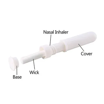 300pcs Tühi Aroomiteraapia Nina Inhalaator Stick-Torud eeterlik Õli Kaasas Puuvillane Taht Korduvtäidetavaid Dropper