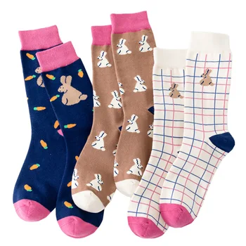 3Pairs Lapsed Sokid Beebi Tüdruk Puuvill Sport Socks Fashion Cartoon Kevad-Sügis Laste Sokk