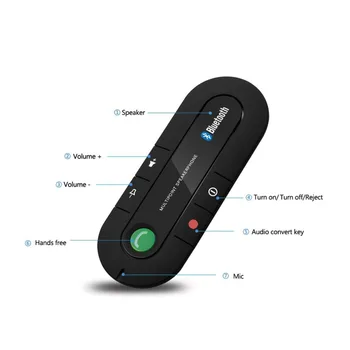 4.1+EDR Traadita Bluetooth käed-Vabad autovarustus MP3 Muusika Audio Vastuvõtja Dual USB Laadija Mitmepunktiline Valjuhääldi
