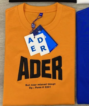4 Värvi Ader Viga T-särk Meestele, Naistele ADER 3D Tikand Logo Adererror Tee 1:1 Kvaliteetsed Topid 2021SS korea Lühikesed Varrukad