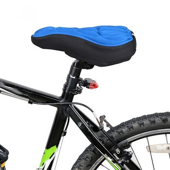 4 Värvi MTB Mountain Bike Jalgrattasõit Paksenenud Extra Mugav Pehme Silikoon 3D Geel-Padi Padi Jalgratta Sadul Istme