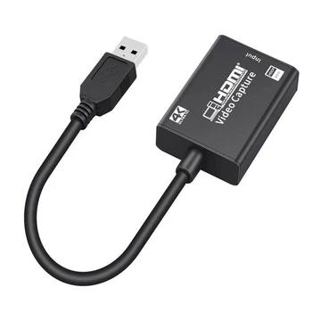 4K USB 3.0 HDMI Video Capture Grabber Rekord Kasti 1080P HDMI USB Capture Kaardi Adapter Mängu Salvestuse Live Streaming