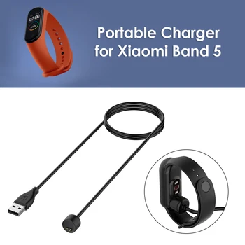 50CM Laadija Kaabel Xiaomi Mi Band 5 Miband 5 Smart Käepaela Käevõru Mi band5 laadimiskaabel Band5 USB Laadija Adapter Wire