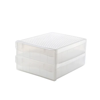 60 Võrgud Storage Box Double-layer Sahtel-Tüüpi Uus Mood Läbipaistev Muna Konteiner Külmik Köök