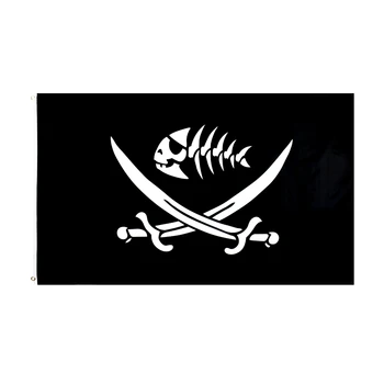 90X150cm Piraat kala lipu mõõgad Lipu Kaunistamiseks