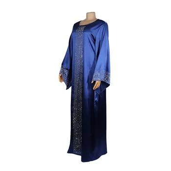 Abayas Naiste Elegantne Hijab Kleit Dubai Türgi Moslemi Hijab Kleit Kauhtana Marocain Läikiv Kivid Aafrika Kleit Islami Riided