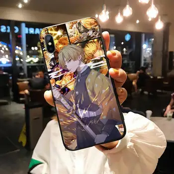 Agatsuma Zenitsu anime Demon slayer disain shell funda Telefon Case for iPhone 11 12 pro XS MAX 8 7 6 6S Pluss X 5S SE 2020 XR